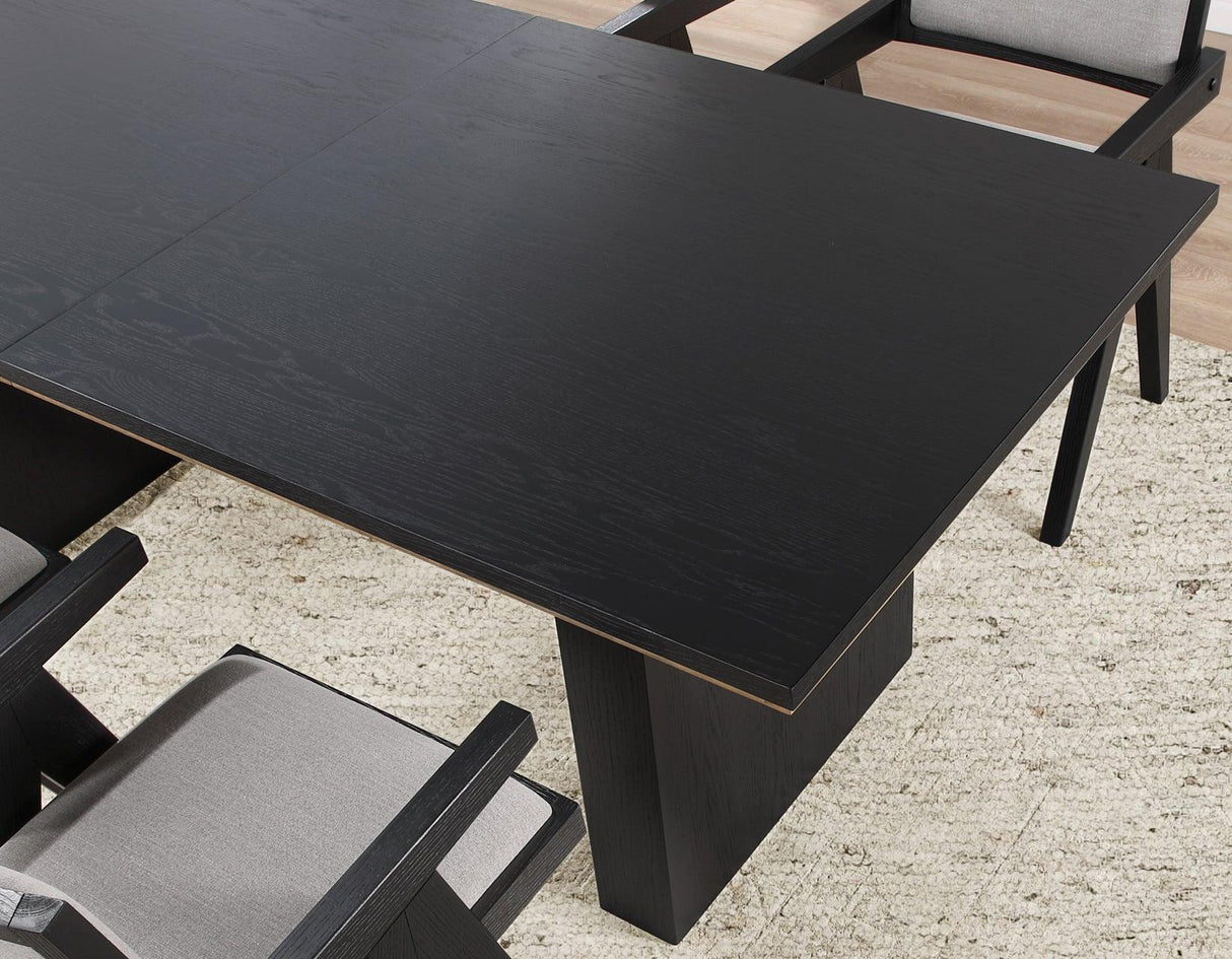 Magnolia 80-96″ Dining Table with 16″ Leaf by Steve Silver at Eve Furniture