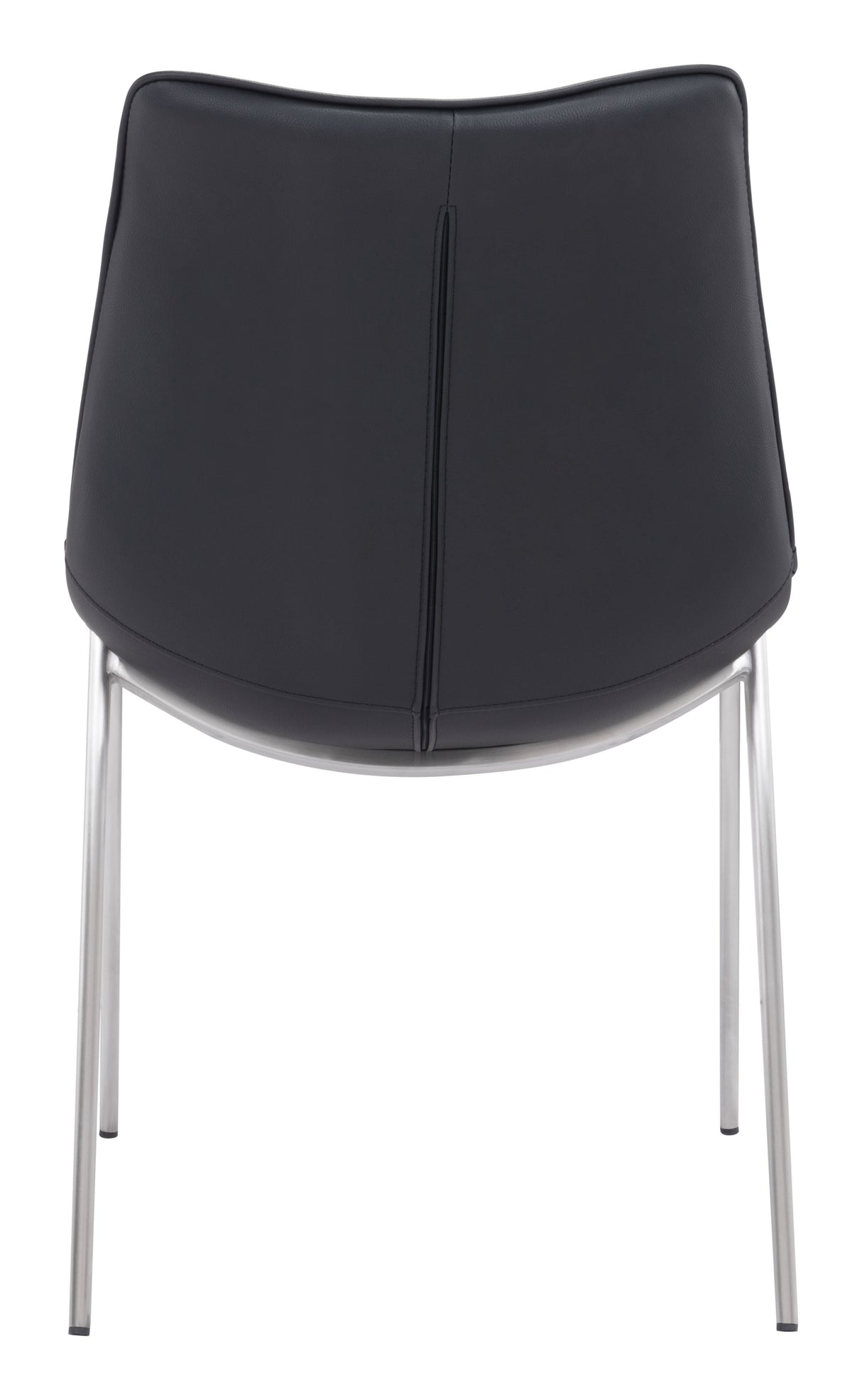 Magnus Black & Silver Dining Chair (Set of 2) by Zuomod at Eve Furniture