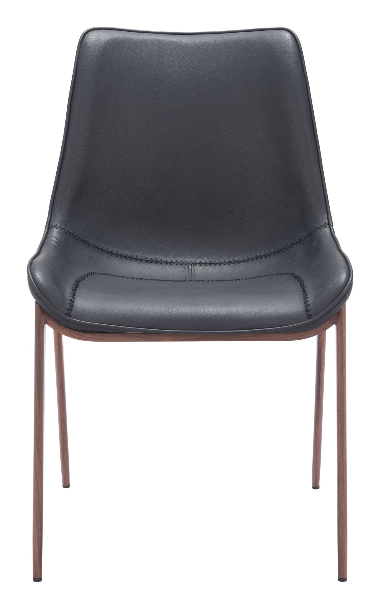 Magnus Black & Walnut Dining Chair (Set of 2) by Zuomod at Eve Furniture