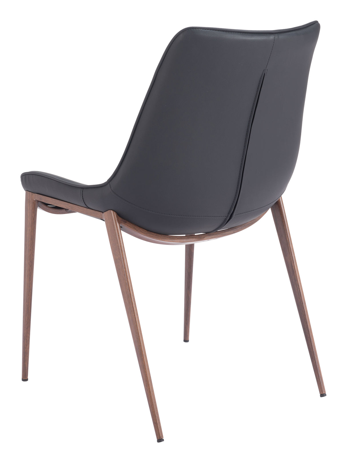 Magnus Black & Walnut Dining Chair (Set of 2) by Zuomod at Eve Furniture