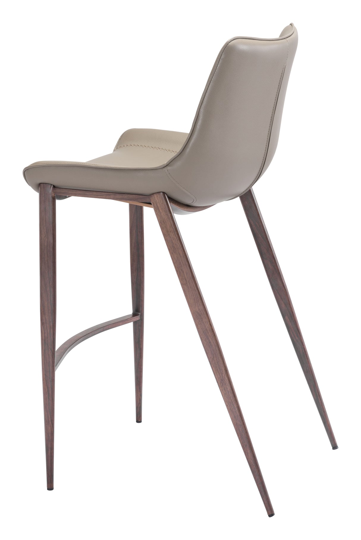 Magnus Brown & Walnut Barstool (Set of 2) by Zuomod at Eve Furniture
