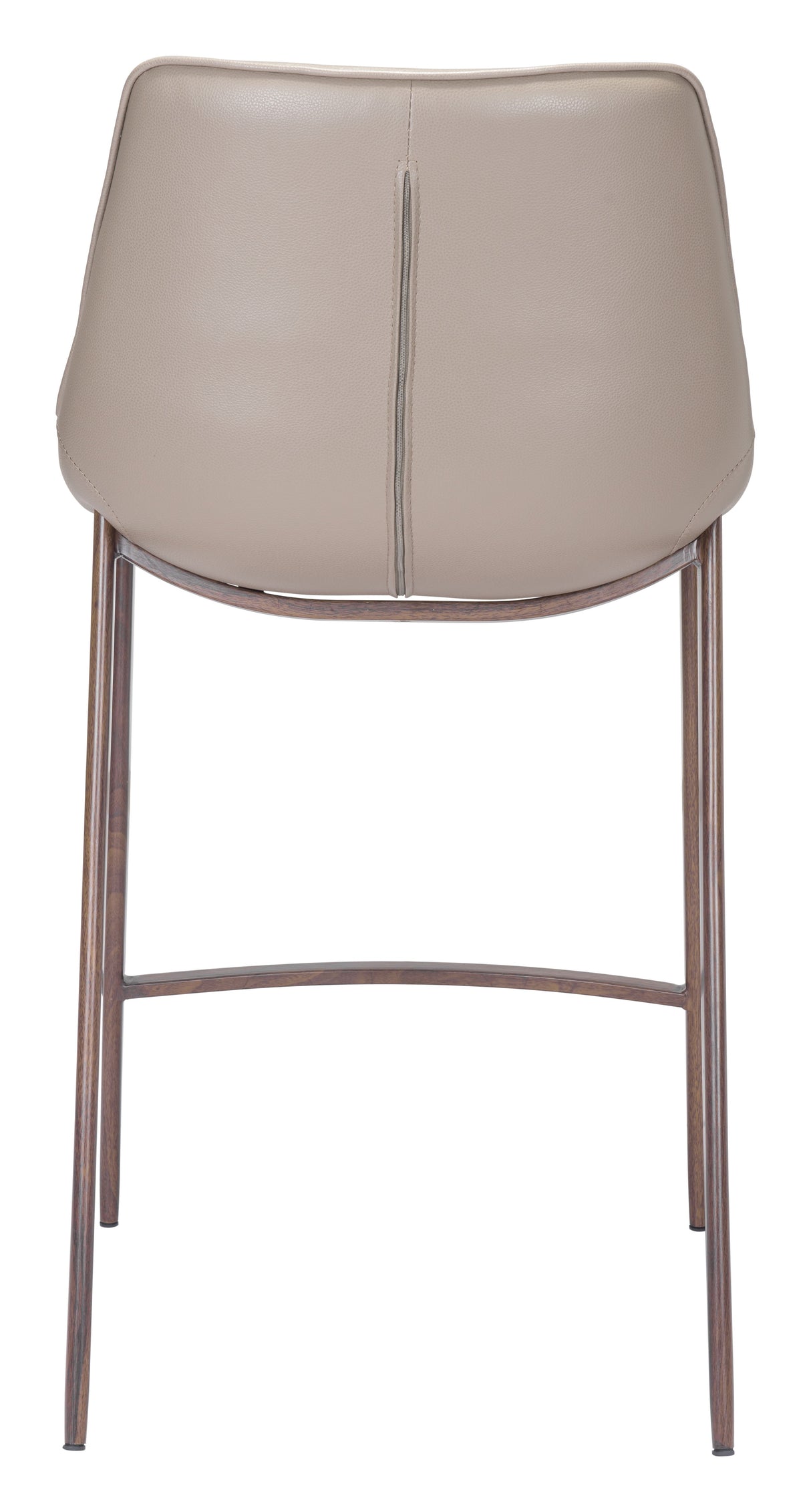 Magnus Brown & Walnut Counter Stool (Set of 2) by Zuomod at Eve Furniture