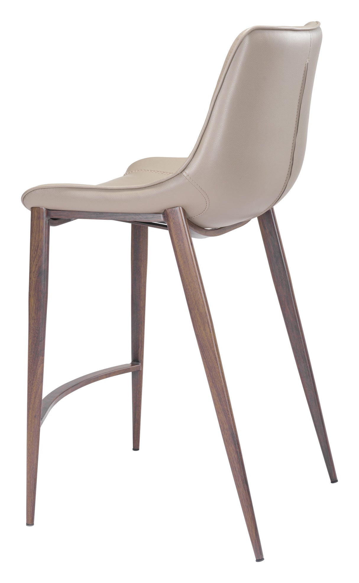 Magnus Brown & Walnut Counter Stool (Set of 2) by Zuomod at Eve Furniture