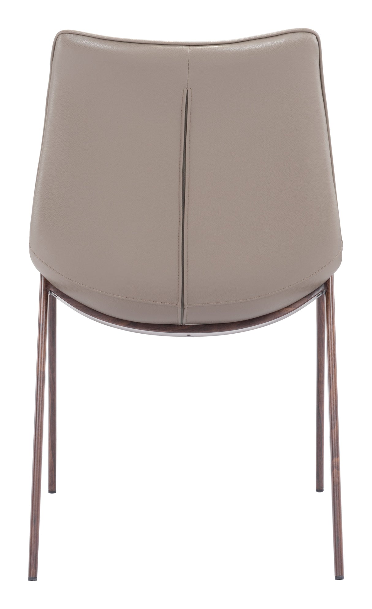 Magnus Brown & Walnut Dining Chair (Set of 2) by Zuomod at Eve Furniture
