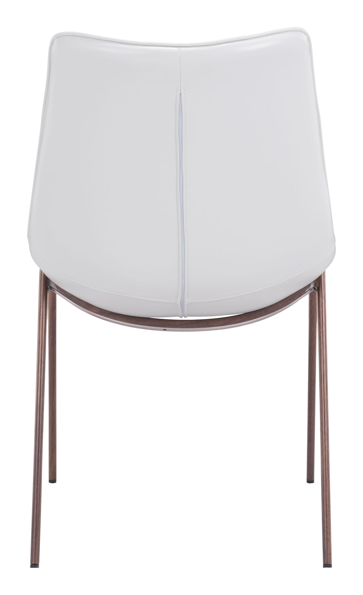 Magnus White & Walnut Dining Chair (Set of 2) by Zuomod at Eve Furniture