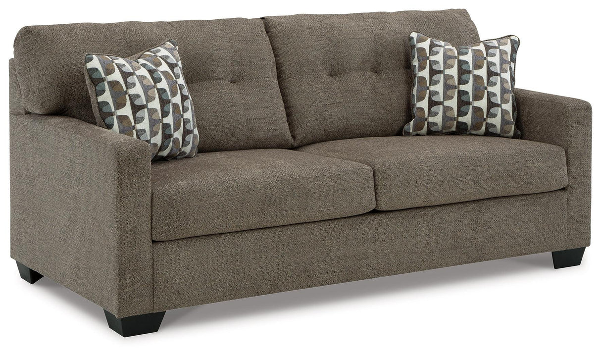 Mahoney Chocolate Full Sofa Sleeper by Ashley at Eve Furniture