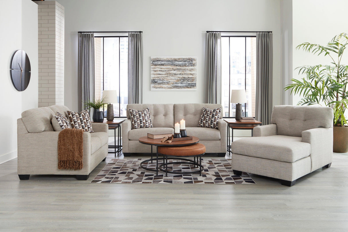 Mahoney Pebble Living Room Set by Ashley at Eve Furniture