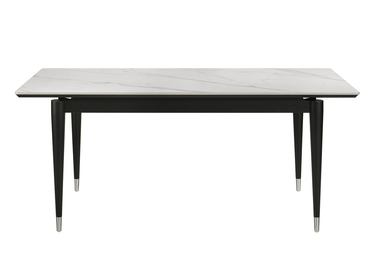 Maidstone Black/White Dining Table by Furniture of America at Eve Furniture