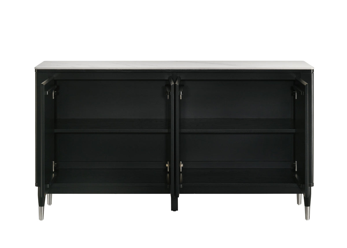 Maidstone Black/White Server by Furniture of America at Eve Furniture