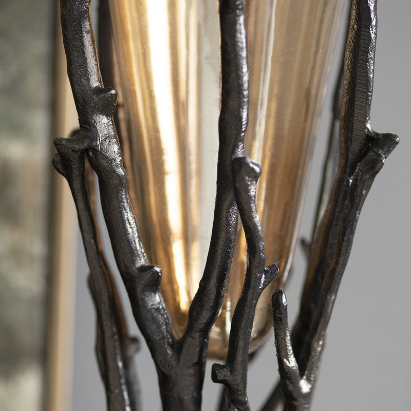 Mailie Bronze Vase Set by Crestview at Eve Furniture