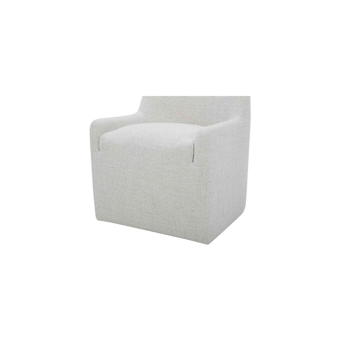 Maisie Flecked Oat Rolling Dining Chair