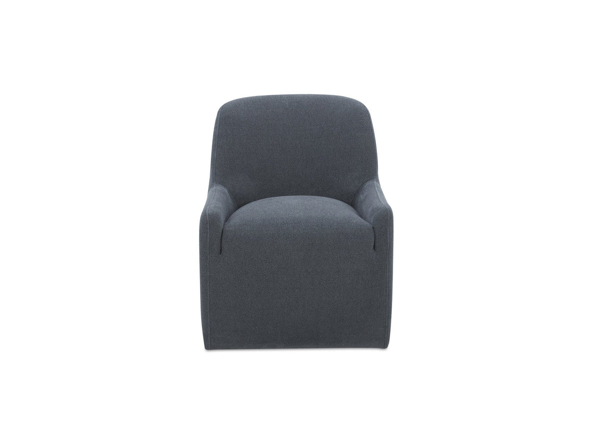 Maisie Slate Blue Rolling Dining Chair by MOES at Eve Furniture