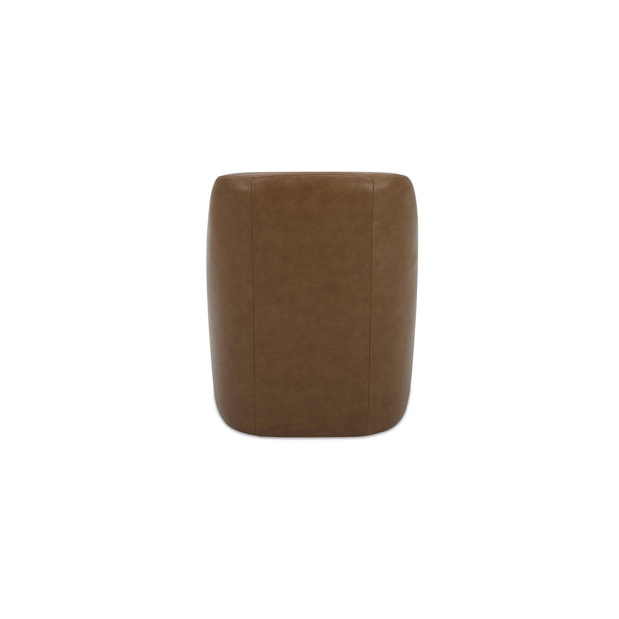 Maisie Tan Rolling Leather Dining Chair by Moe's Home at Eve Furniture