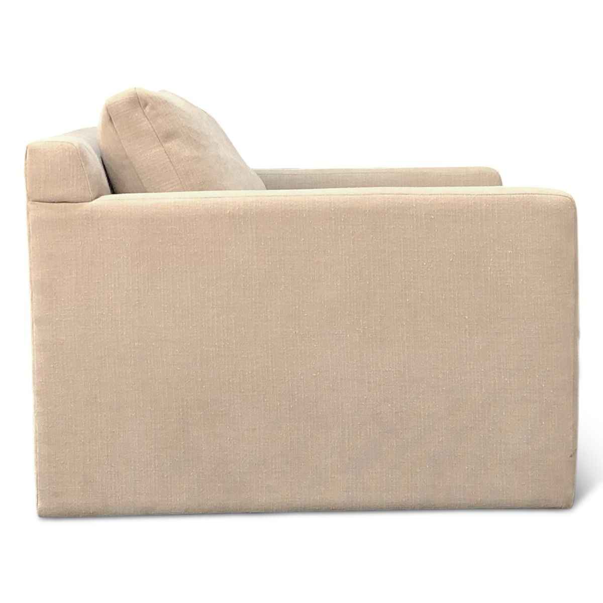 Maison Gianna Accent Chair in Oat Chenille Fabric by Home Trends & Design at Eve Furniture