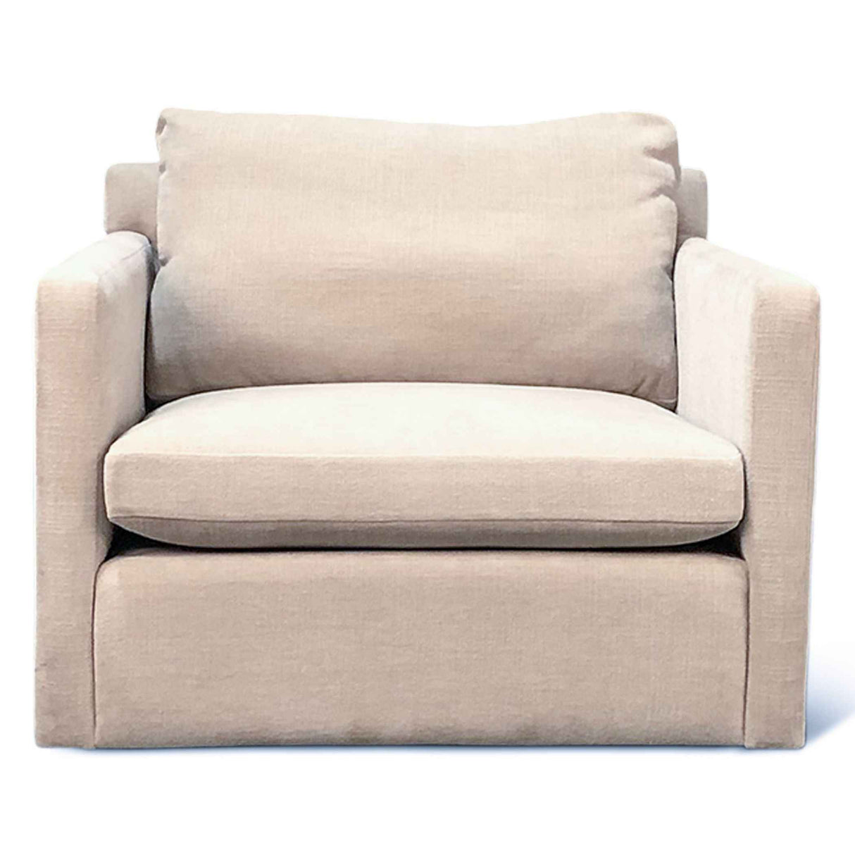 Maison Gianna Accent Chair in Oat Chenille Fabric by Home Trends & Design at Eve Furniture