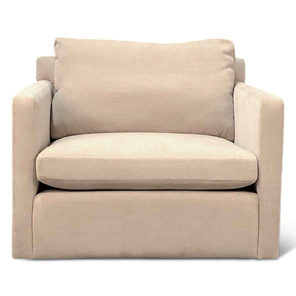 Maison Gianna Accent Chair in Oat Chenille Fabric by Home Trends & Design at Eve Furniture