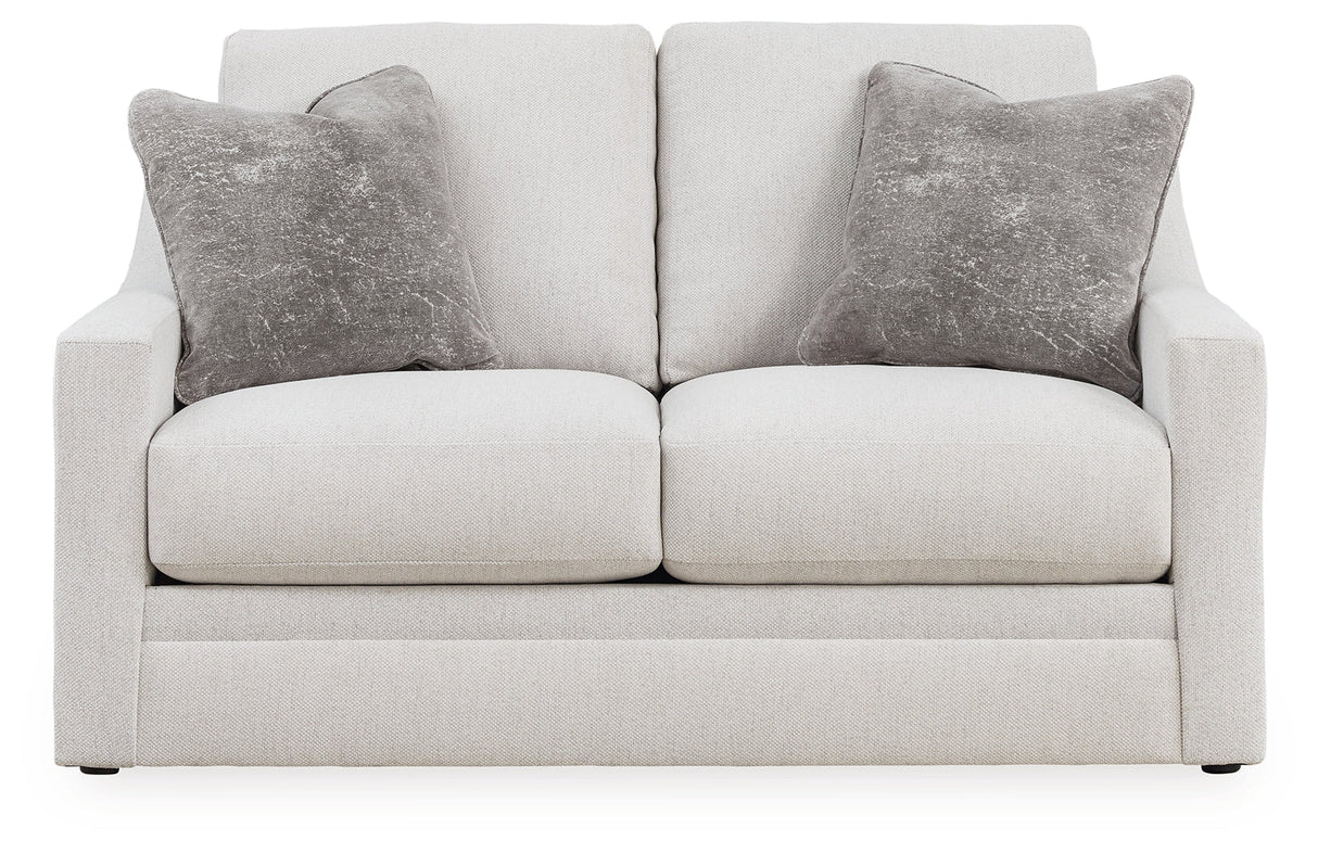 Maitelynn Chalk Sofa, Loveseat, Chair and Ottoman by Ashley at Eve Furniture