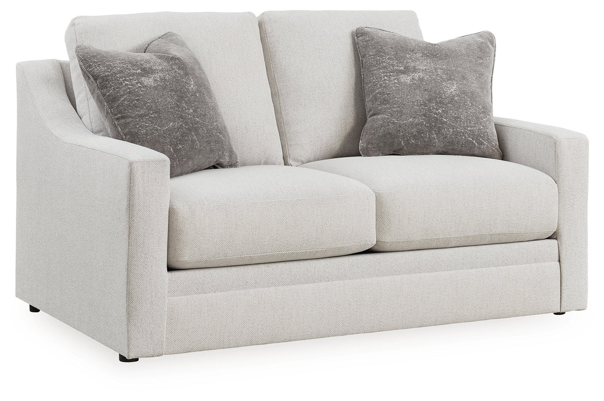 Maitelynn Chalk Sofa, Loveseat, Chair and Ottoman by Ashley at Eve Furniture