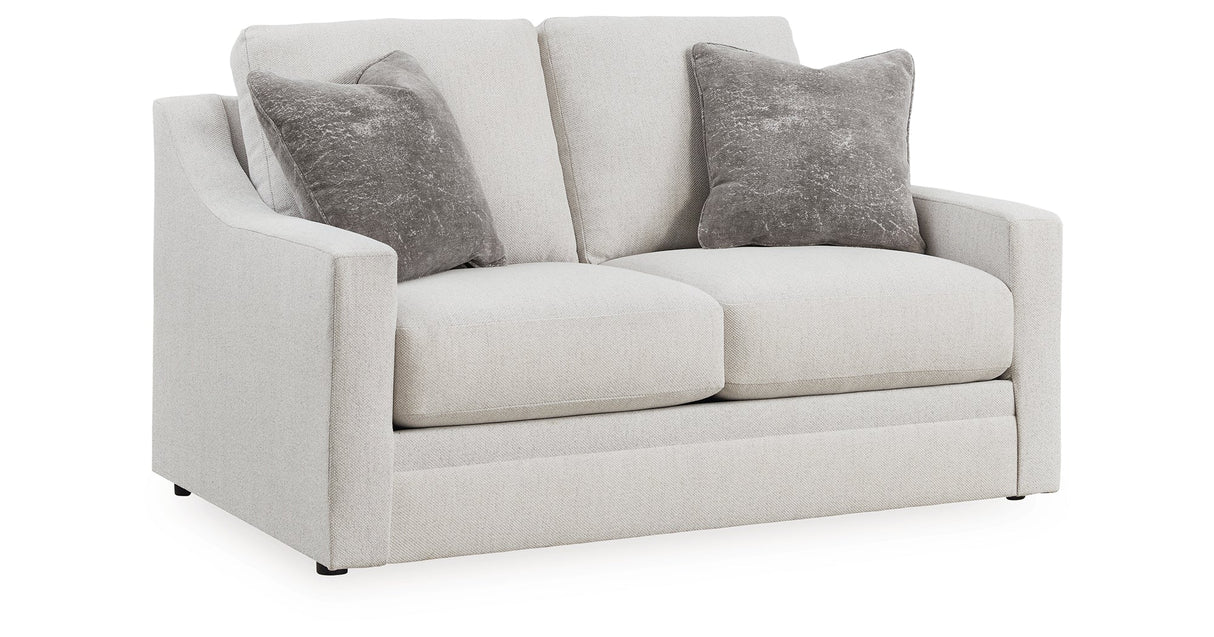 Maitelynn Chalk Sofa, Loveseat, Chair and Ottoman by Ashley at Eve Furniture