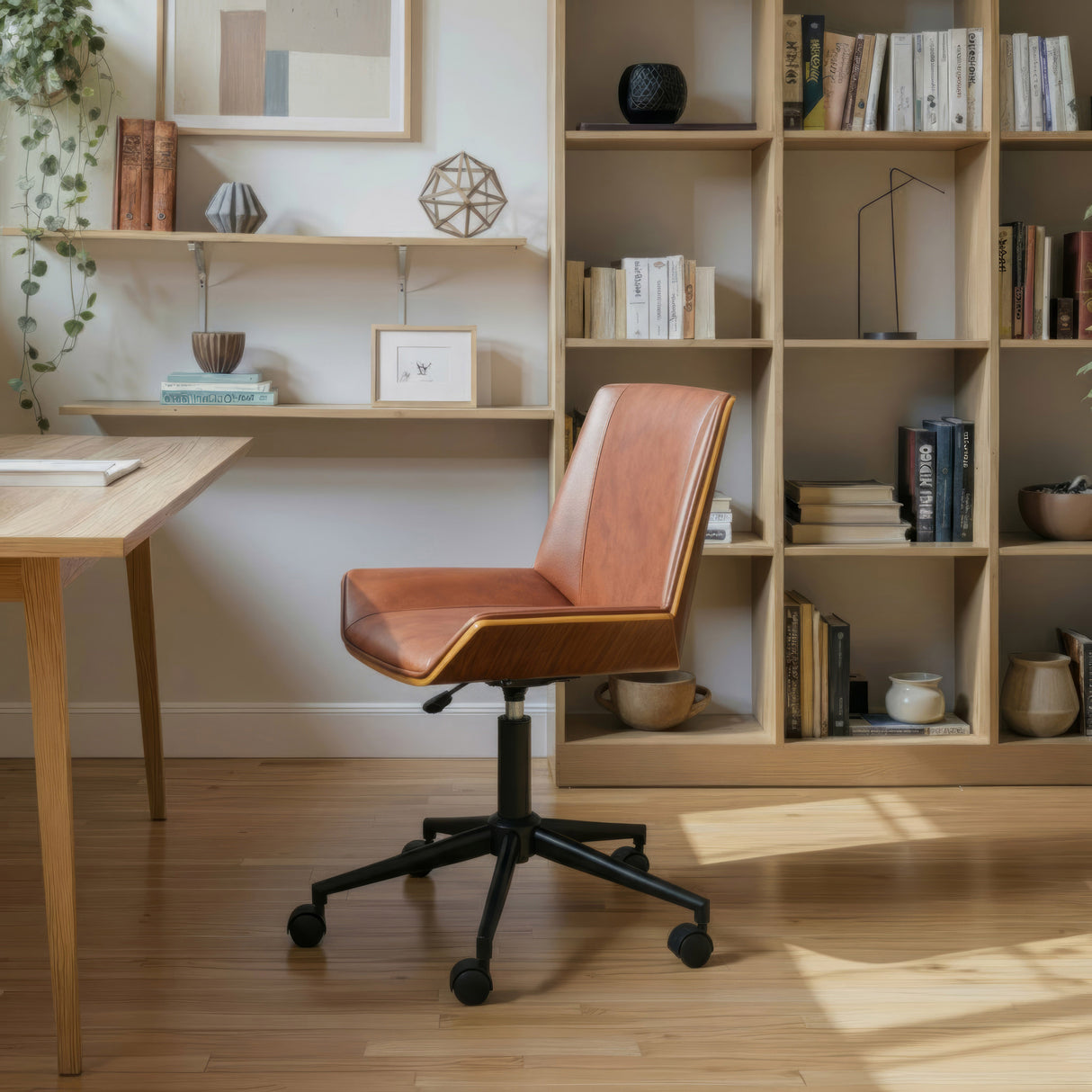 Maker Brown Office Chair by Zuomod at Eve Furniture