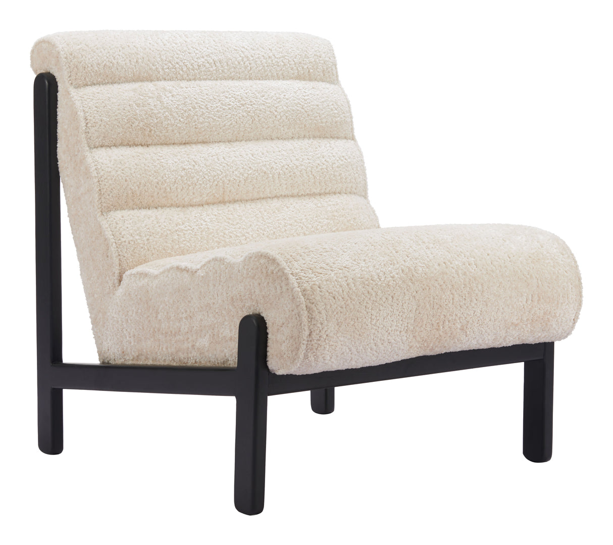 Maki Beige Accent Chair by Zuomod at Eve Furniture