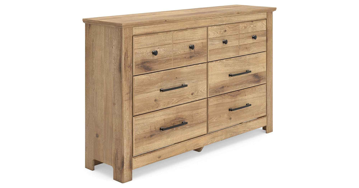 Makidern Tan Dresser by Ashley at Eve Furniture