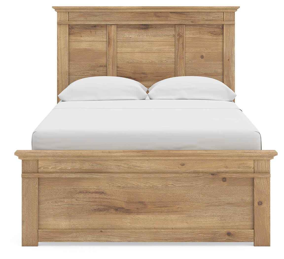 Makidern Tan Full Panel Bed by Ashley at Eve Furniture