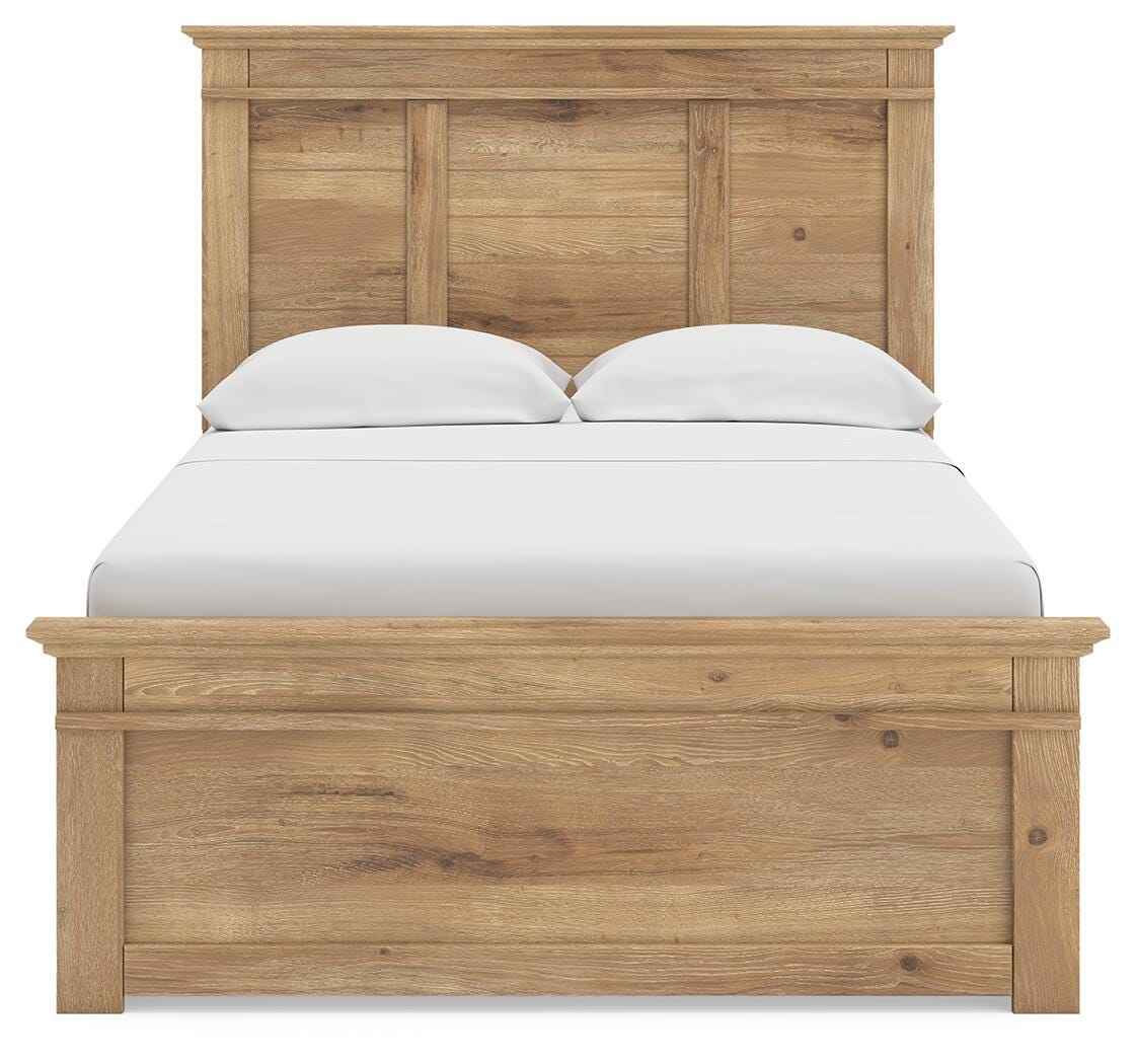 Makidern Tan Full Panel Storage Bed by Ashley at Eve Furniture