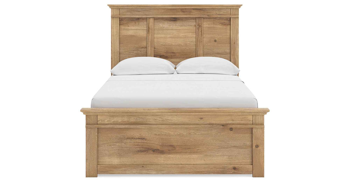 Makidern Tan Full Panel Storage Bed by Ashley at Eve Furniture
