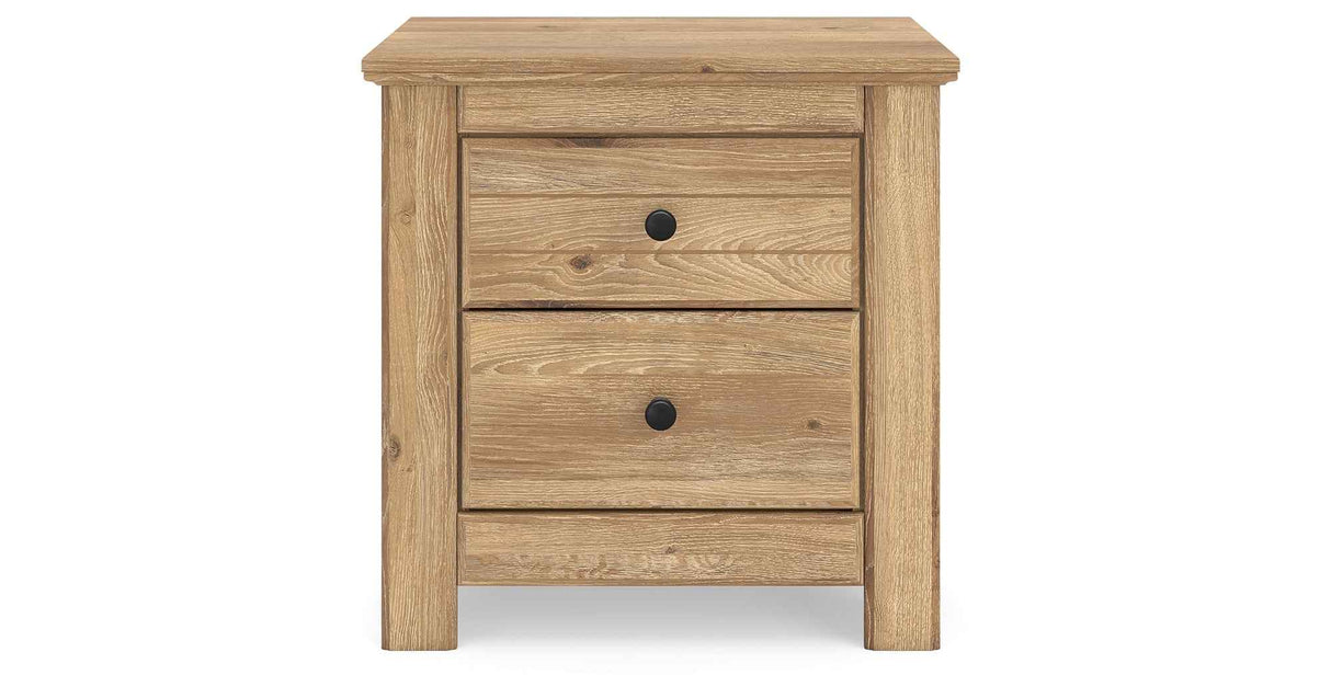 Makidern Tan Nightstand by Ashley at Eve Furniture