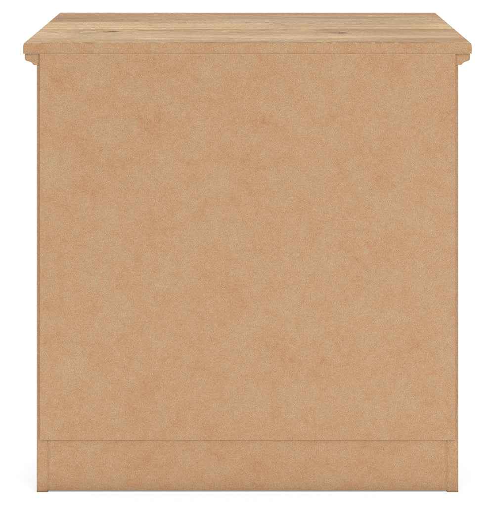 Makidern Tan Nightstand by Ashley at Eve Furniture