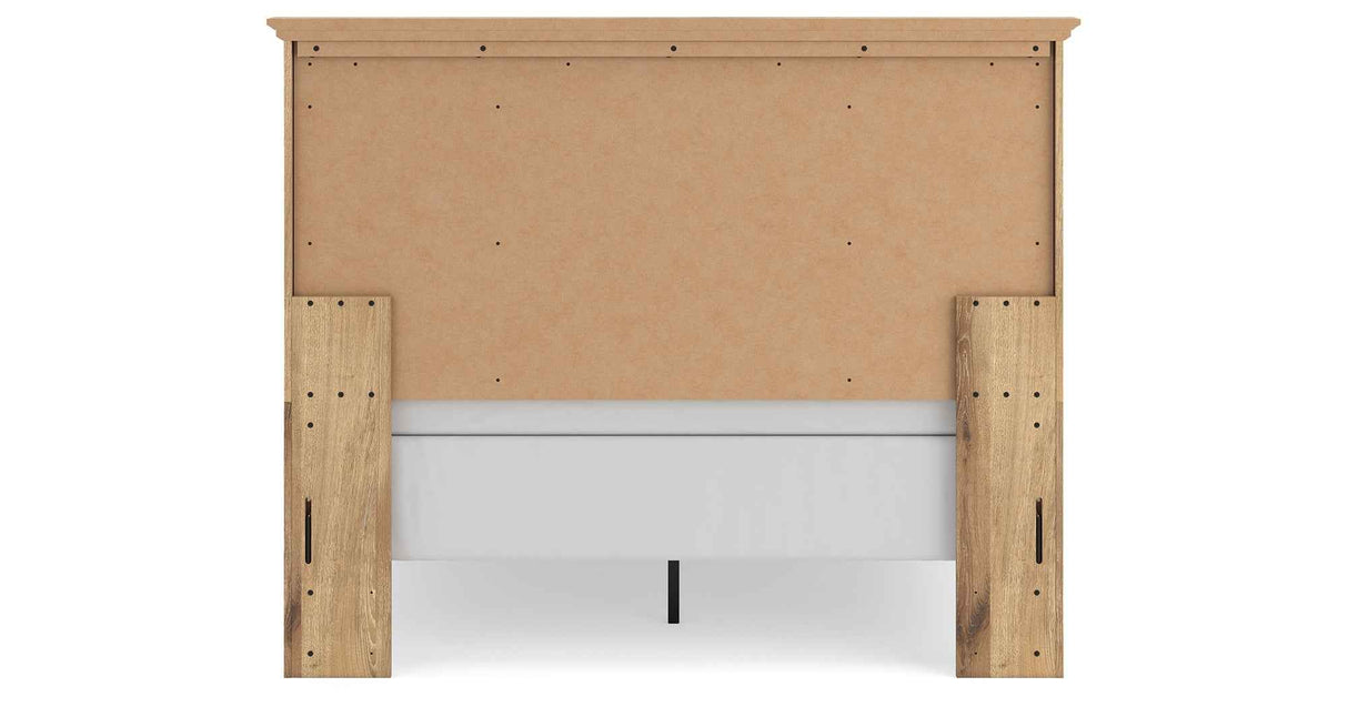 Makidern Tan Queen Panel Bed by Ashley at Eve Furniture