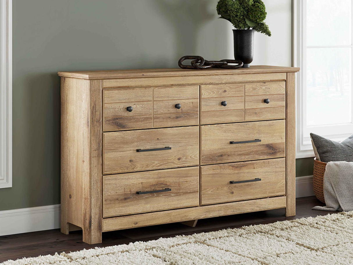 Makidern Tan Storage Youth Panel Bedroom Set with 4 Side Drawers by Ashley at Eve Furniture