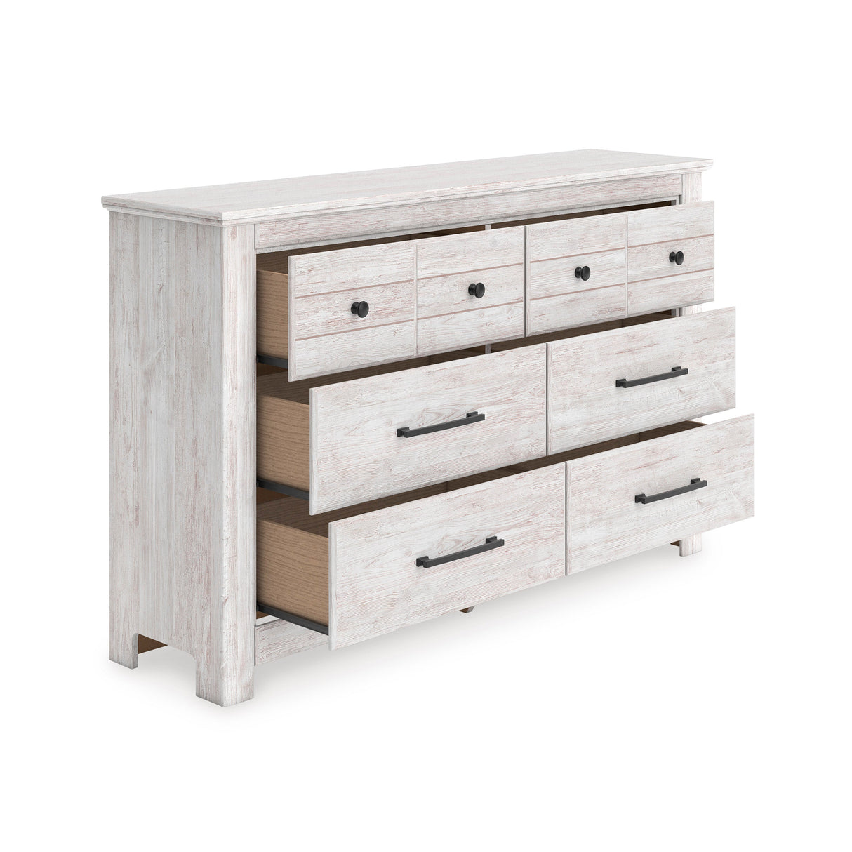 Makidern Whitewash Dresser by ASHLEY FURNITURE at Eve Furniture