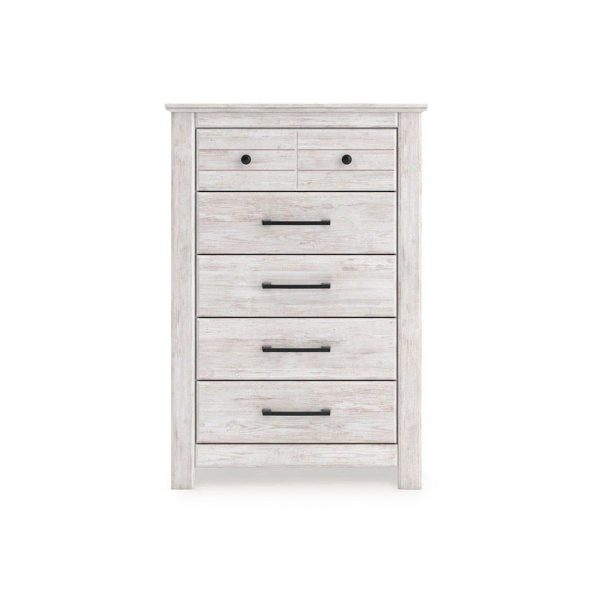 Makidern Whitewash Panel Bedroom Set by Ashley at Eve Furniture