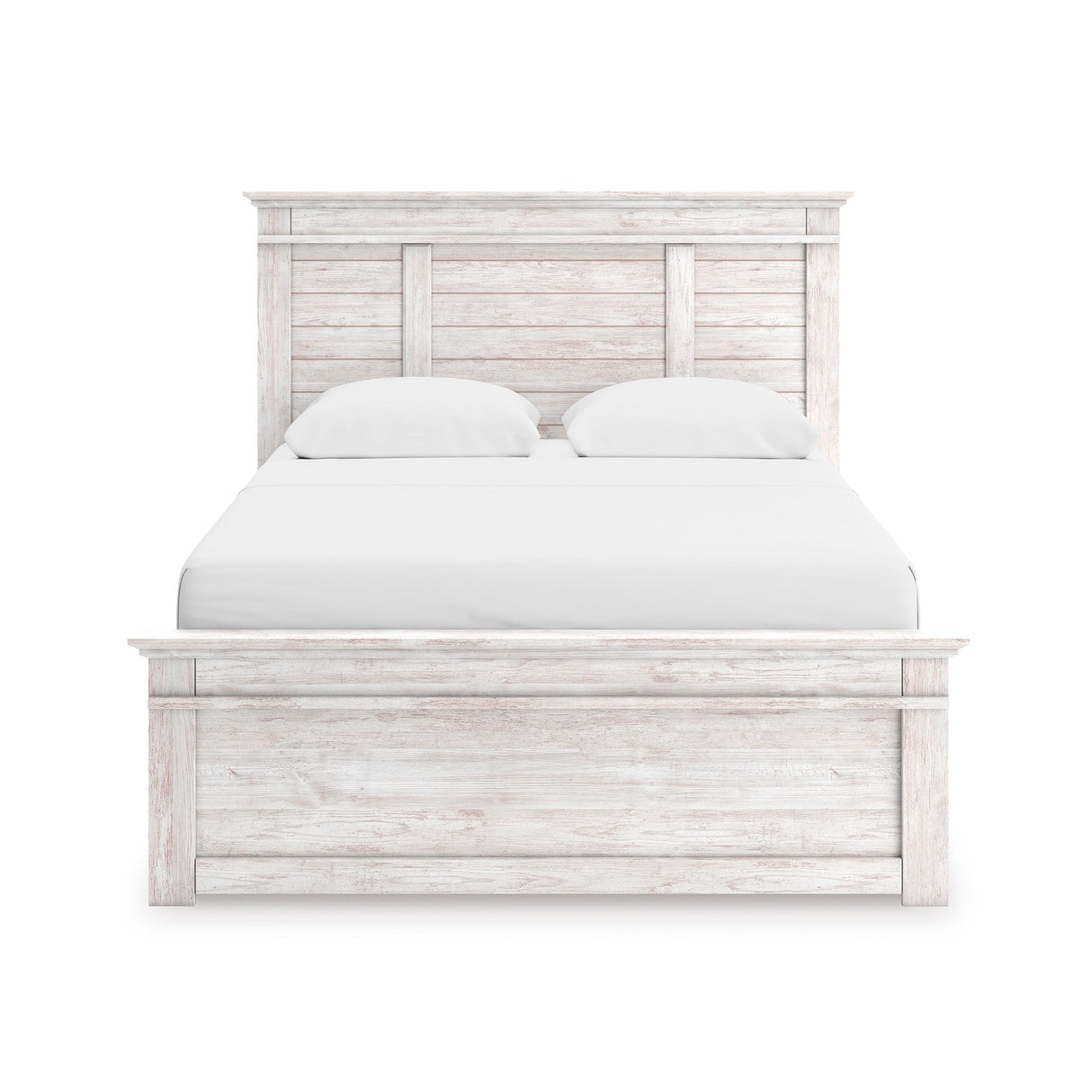 Makidern Whitewash Panel Bedroom Set by Ashley at Eve Furniture