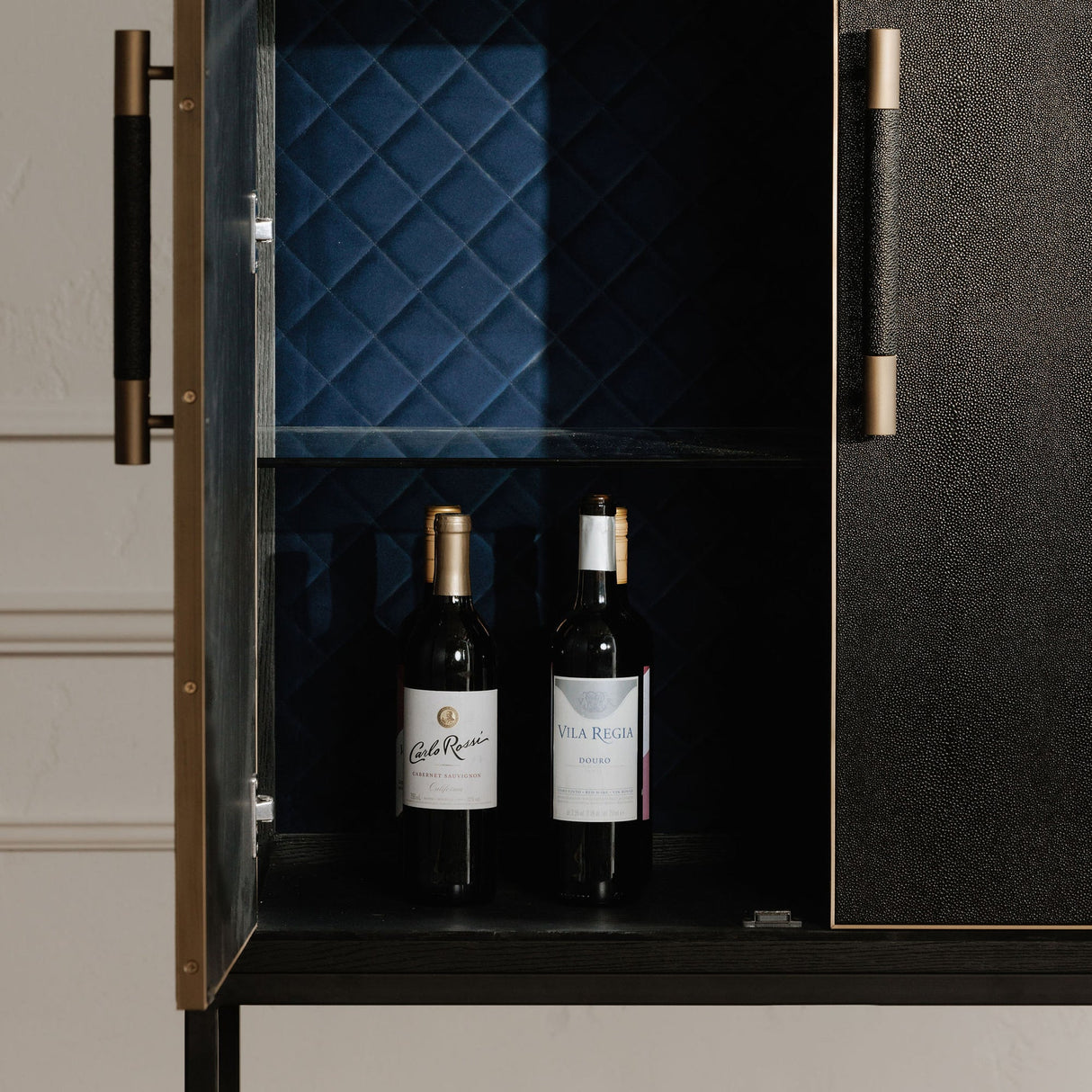 Mako Black Bar Cabinet by Moe's Home at Eve Furniture
