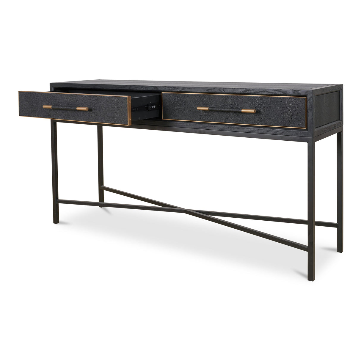 Mako Black Console Table by Moe's Home at Eve Furniture