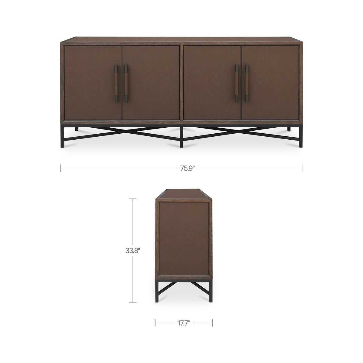 Mako Brown Sideboard by MOES at Eve Furniture
