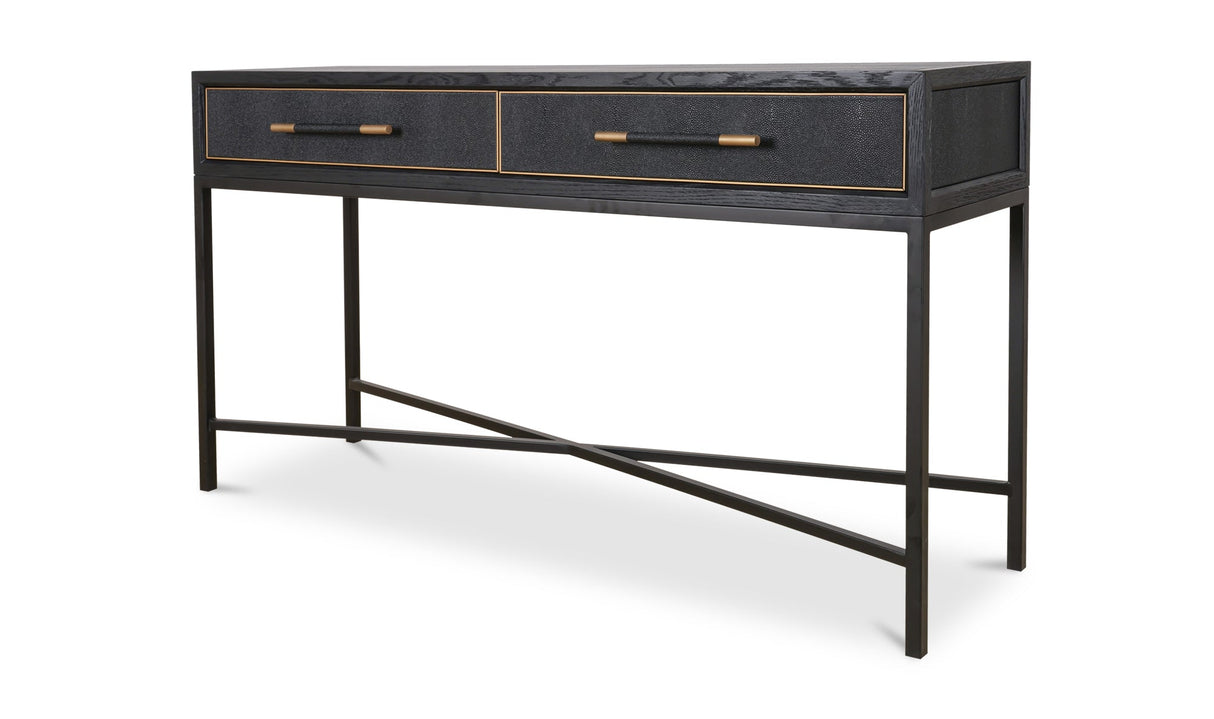 Mako Console Table Black by Moe's Home at Eve Furniture