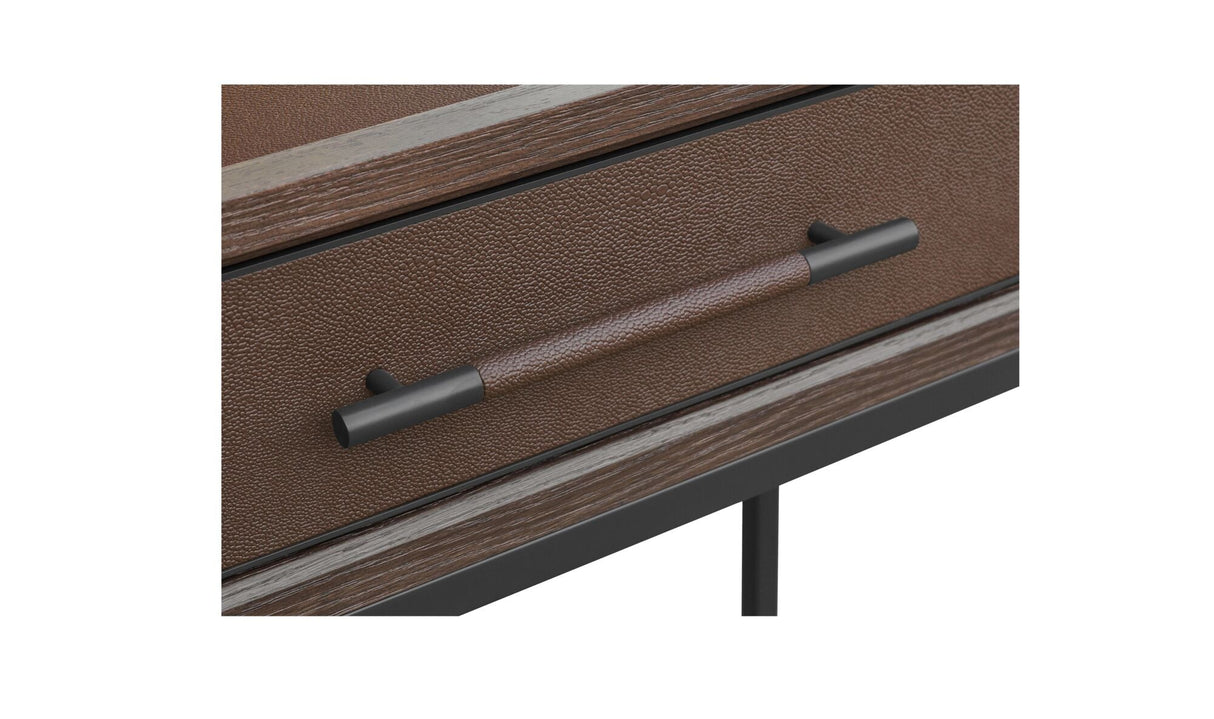 Mako Console Table Brown by Moe's Home at Eve Furniture