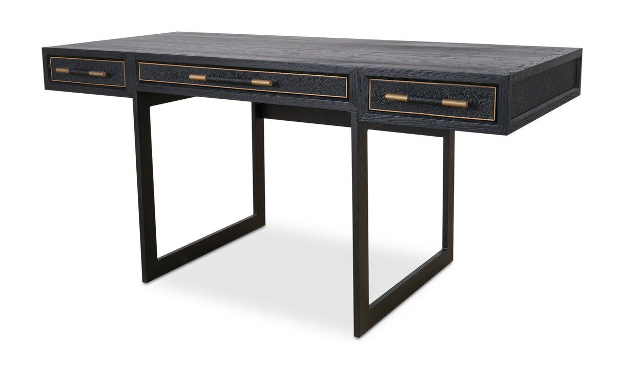 Mako Desk Black by Moe's Home at Eve Furniture