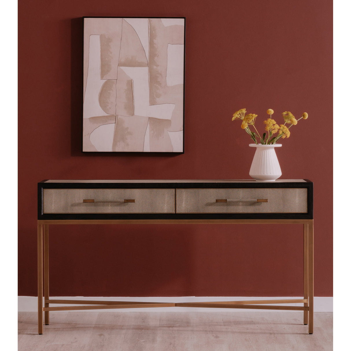 Mako Grey Console Table by Moe's Home at Eve Furniture