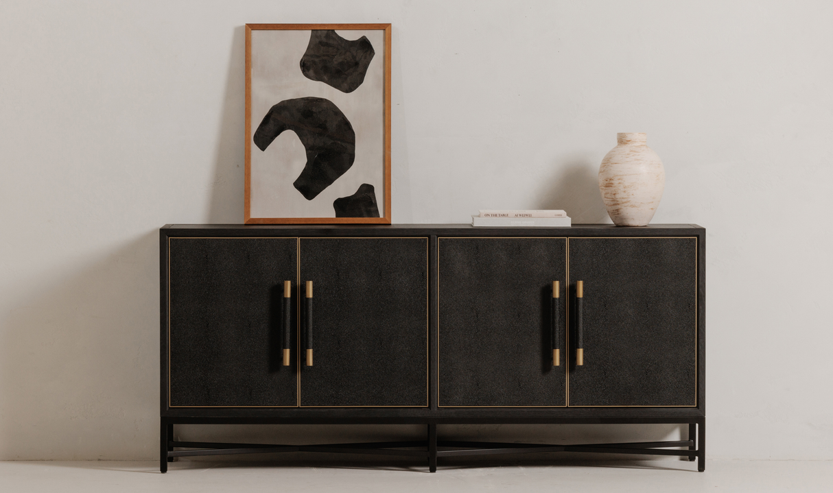 Mako Sideboard Black by Moe's Home at Eve Furniture