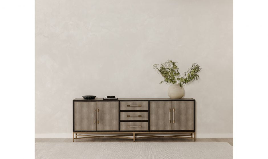 Mako Sideboard Large Grey by Moe's Home at Eve Furniture