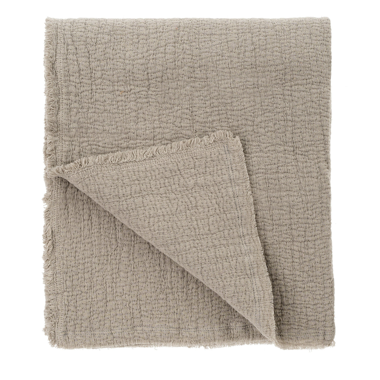 Malabar Throw Blanket Stone, Set of 2 by Mercana at Eve Furniture