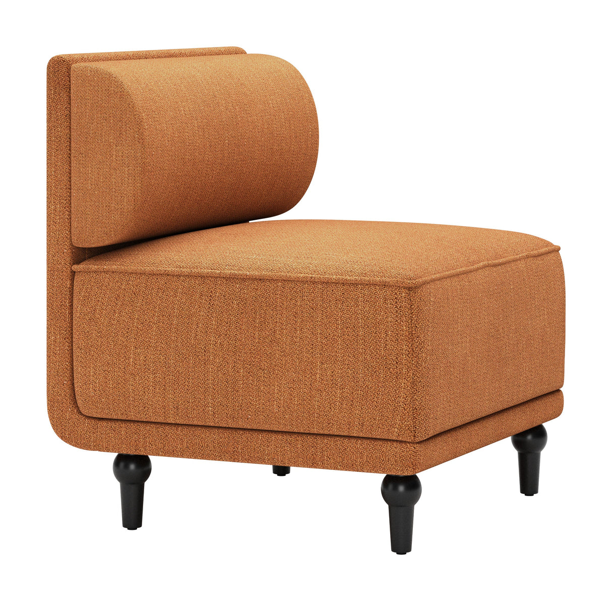 Malben Brown Middle Chair by Zuomod at Eve Furniture