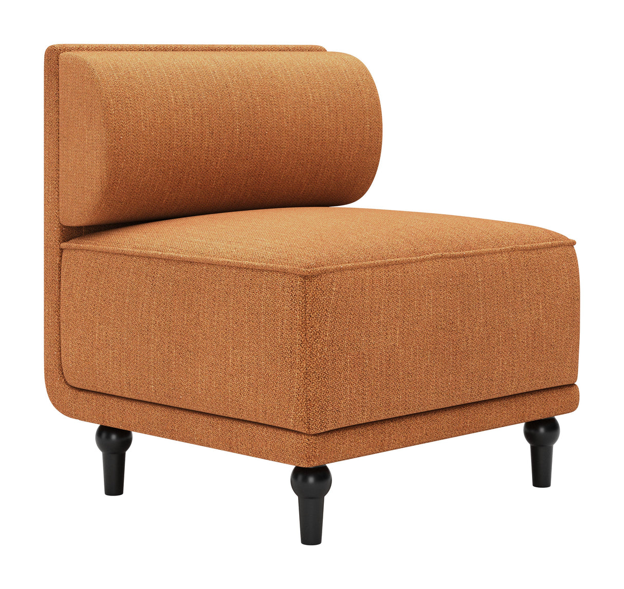 Malben Brown Middle Chair by Zuomod at Eve Furniture