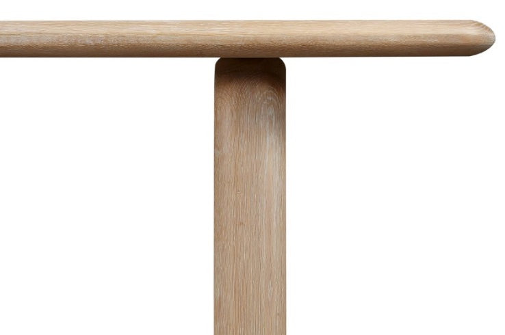 Malibu Dining Table Natural Oak by Moe's Home at Eve Furniture