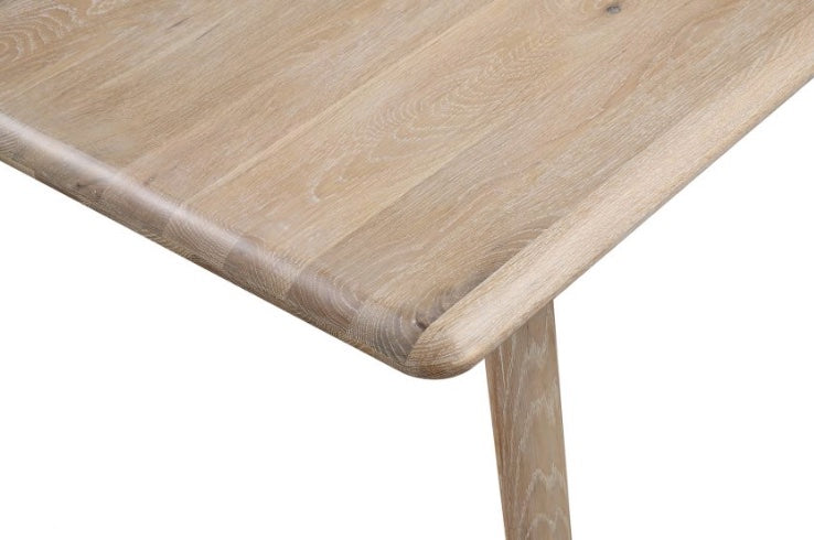 Malibu Dining Table Natural Oak by Moe's Home at Eve Furniture